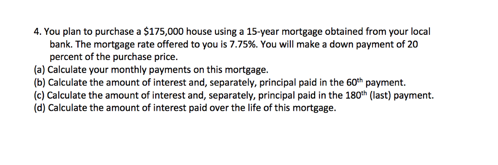 175000 mortgage payment