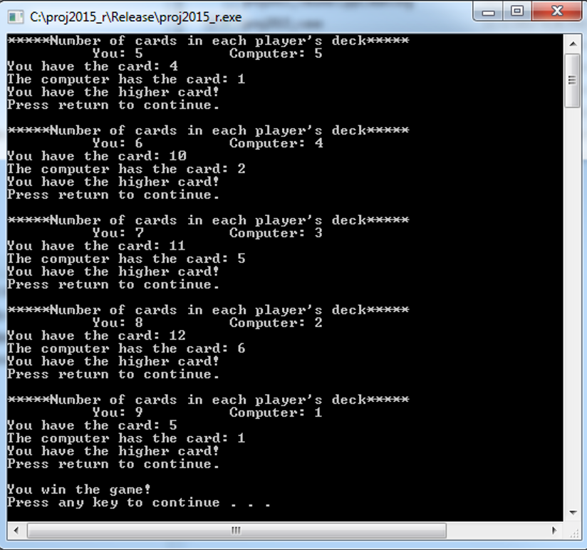 For your program you will complete code that plays | Chegg.com