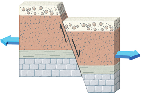 Solved The Type Of Fault Shown In This Figure Is A A- | Chegg.com