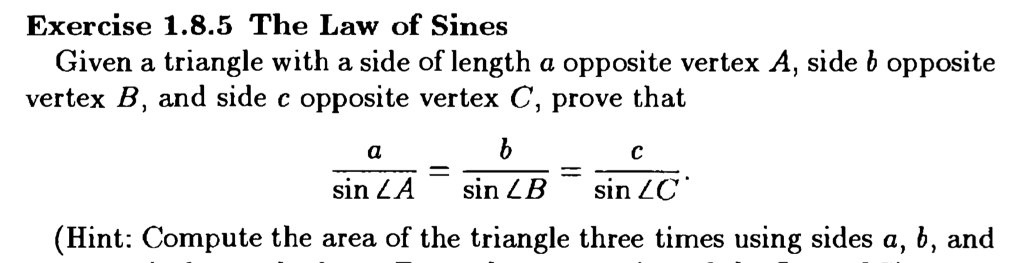 side opposite to vertex a of triangle abc