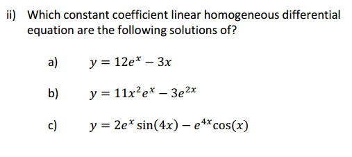 Constant Coefficient Difference Equation