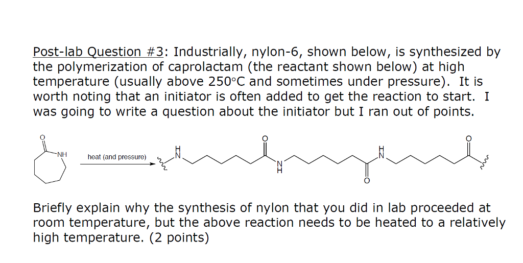 Of Nylon Proceeded