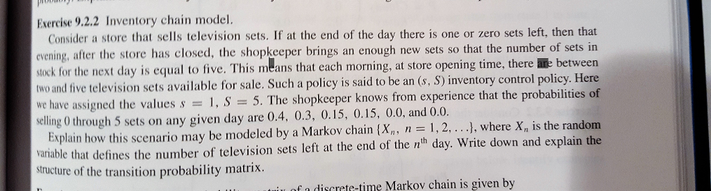 Solved Inventory chain model. Consider a store that sells | Chegg.com