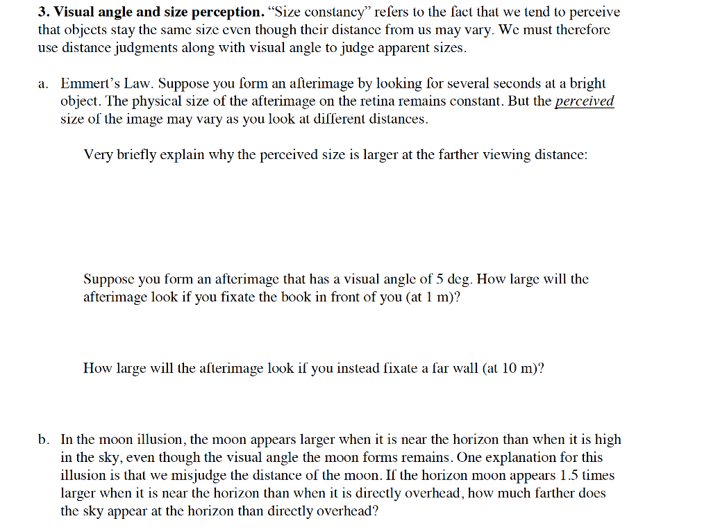 3-visual-angle-and-size-perception-size-constancy-chegg