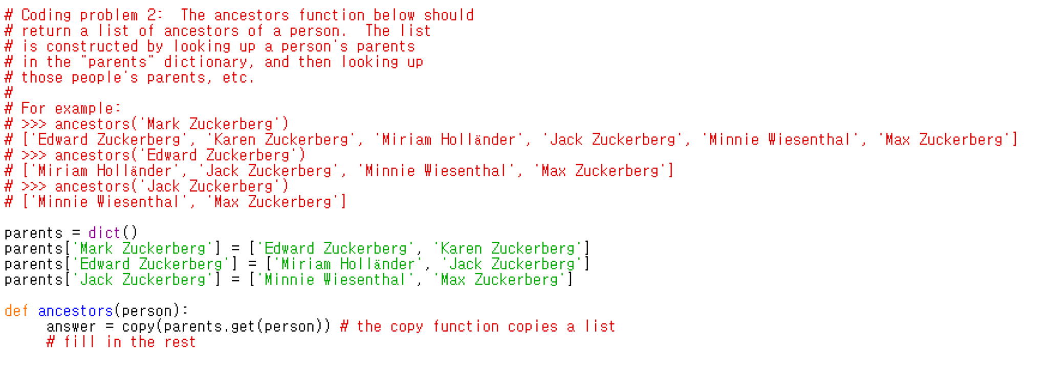 Solved Help me with python question. There is a template | Chegg.com