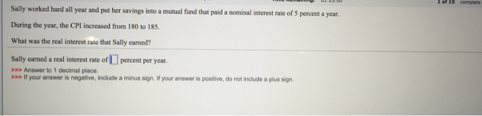 Solved Sally worked hard all year and put her savings into a | Chegg.com