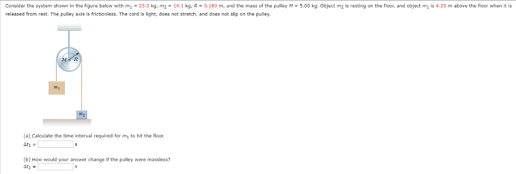 Solved Consider the system shown in the figure below with m: | Chegg.com