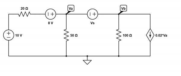 Solved In the attached circuit, when Vb = 4.5V, what is the | Chegg.com