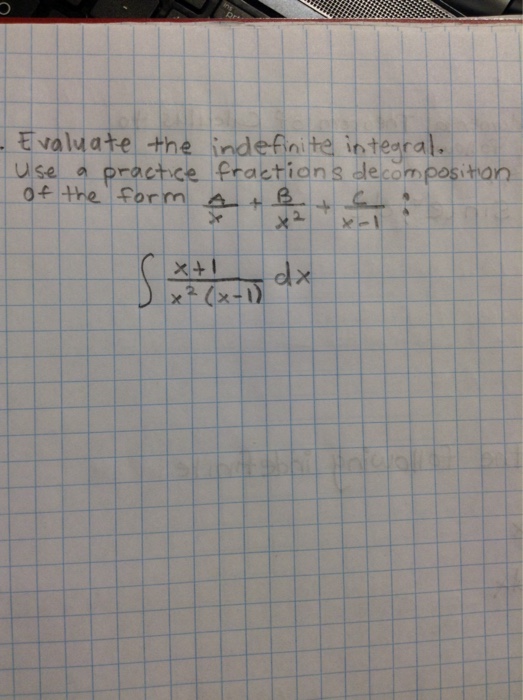 Solved Evaluate the indefinite integral. Use a practice | Chegg.com