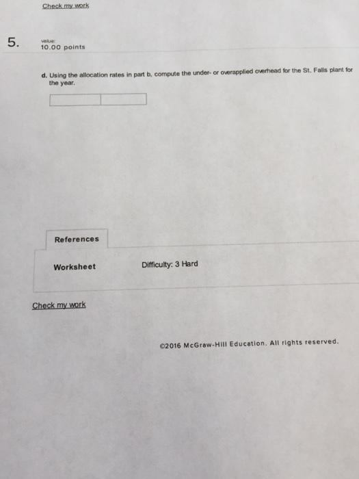 Solved The Gilster Company, a machine tooling firm, has | Chegg.com