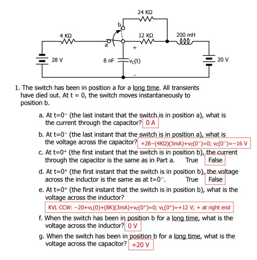 Solved How would you analyze this circuit and come to the | Chegg.com