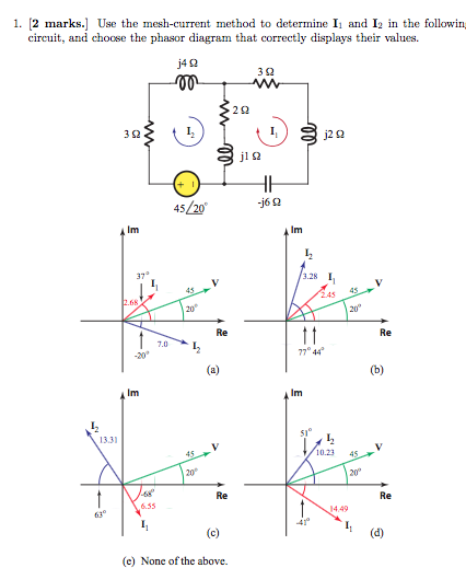 Solved Use The Mesh current Method To Determine I 1 And I 2 Chegg
