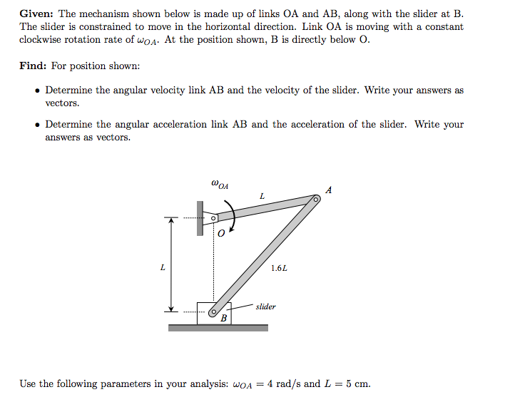 Given: The mechanism shown below is made up a | Chegg.com