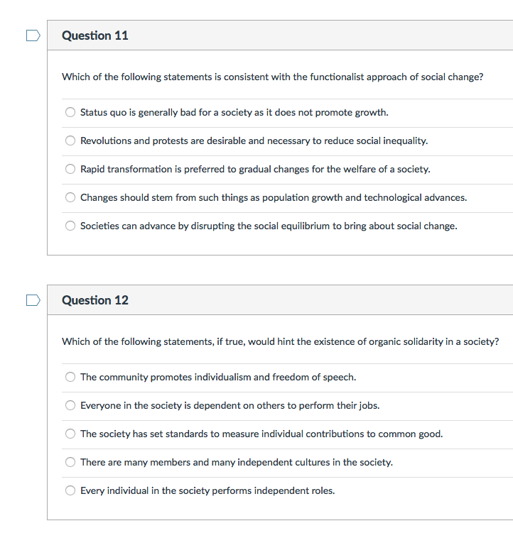 Solved Which of the following statements is consistent with