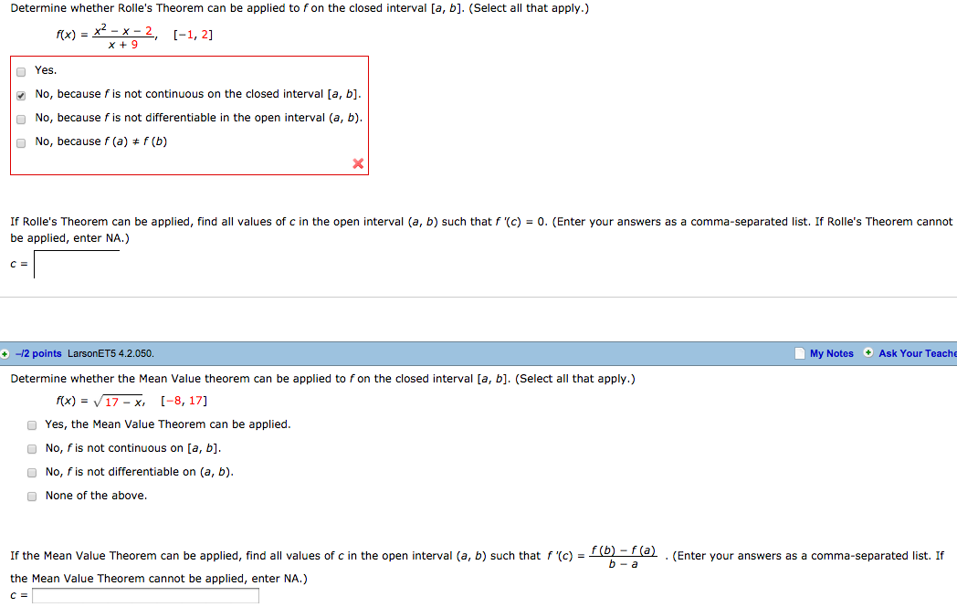 How To Determine If Rolle S Theorem Can Be Applied