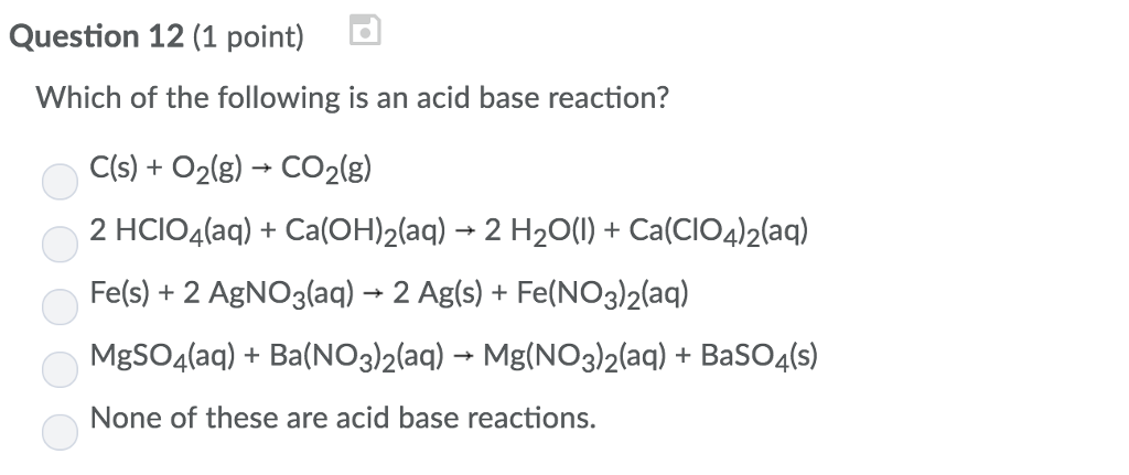 Solved Question 11 (1 point) What precipitate is most likely | Chegg.com