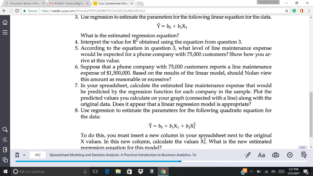 Solved Please Complete Case 9.3 Questions 8 Through 14.- | Chegg.com