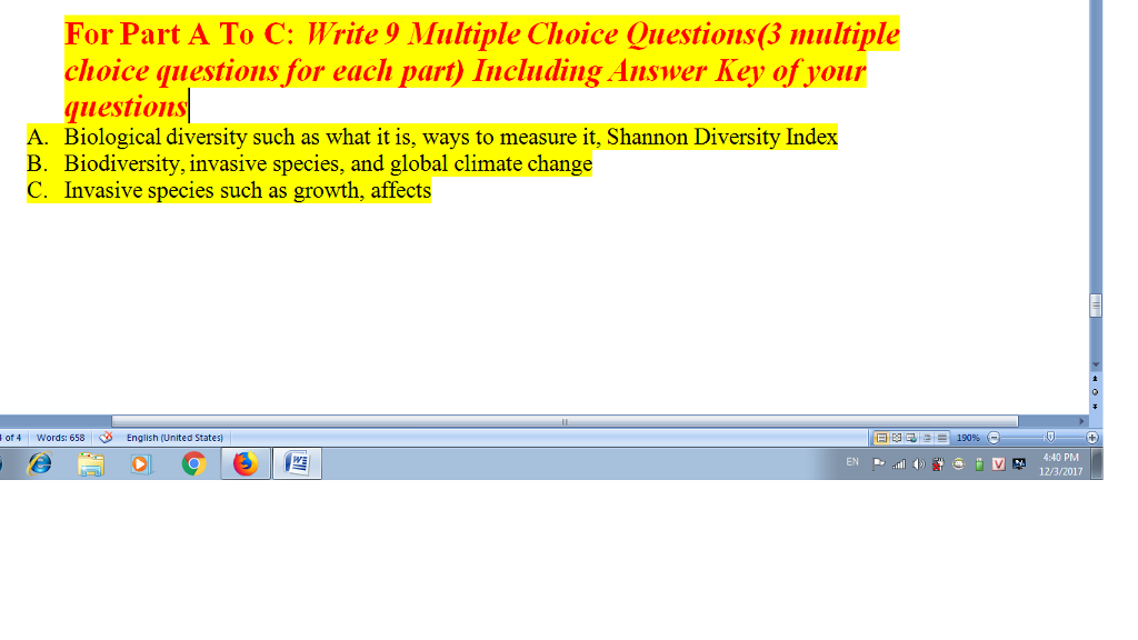 Solved Note: Respond To All Questions Bolded In Red Color(Be | Chegg.com