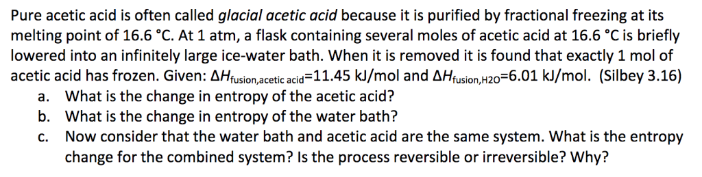 solved-pure-acetic-acid-is-often-called-glacial-acetic-acid-chegg