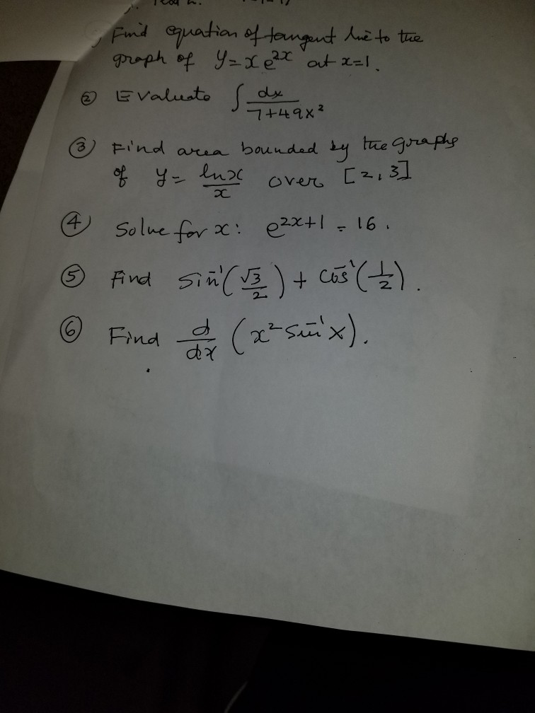 Solved Help Solving 1,2,3,4,5, And 6 | Chegg.com