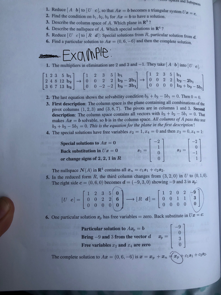 Solved 2)Carry out the same six steps for this matrix A with | Chegg.com