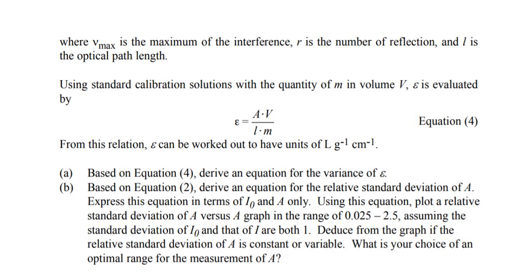 6. Spectrophotometric analysis is often based on the