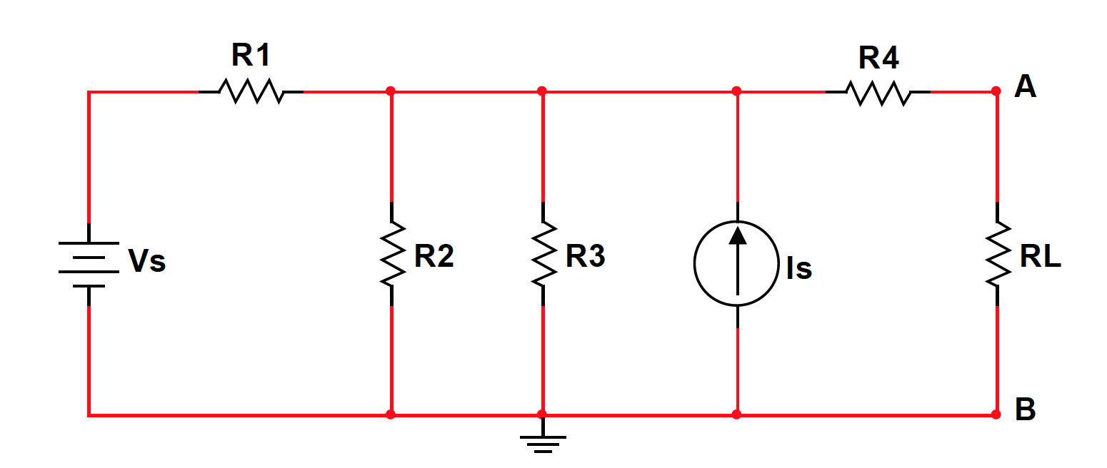 Solved R1=4k?,R2=12k?,R3=10k?, Is=10mA,Vs=6V No R4 is | Chegg.com