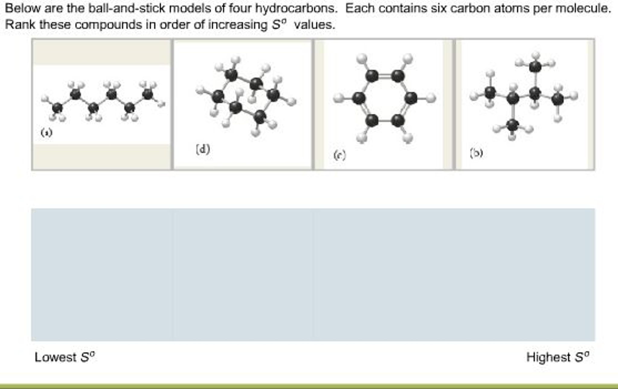 Solved The Ball-and-stick Models Of Four Hydrocarbons. Each | Chegg.com