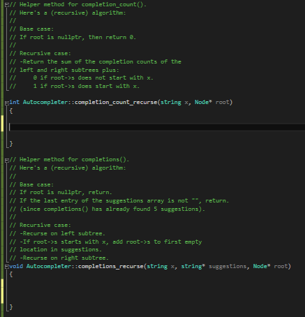 Solved // Helper method for completion_count). Here'sa | Chegg.com