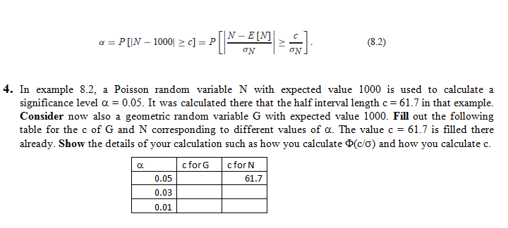 Solved In example 8.2, a Poisson random variable N with | Chegg.com