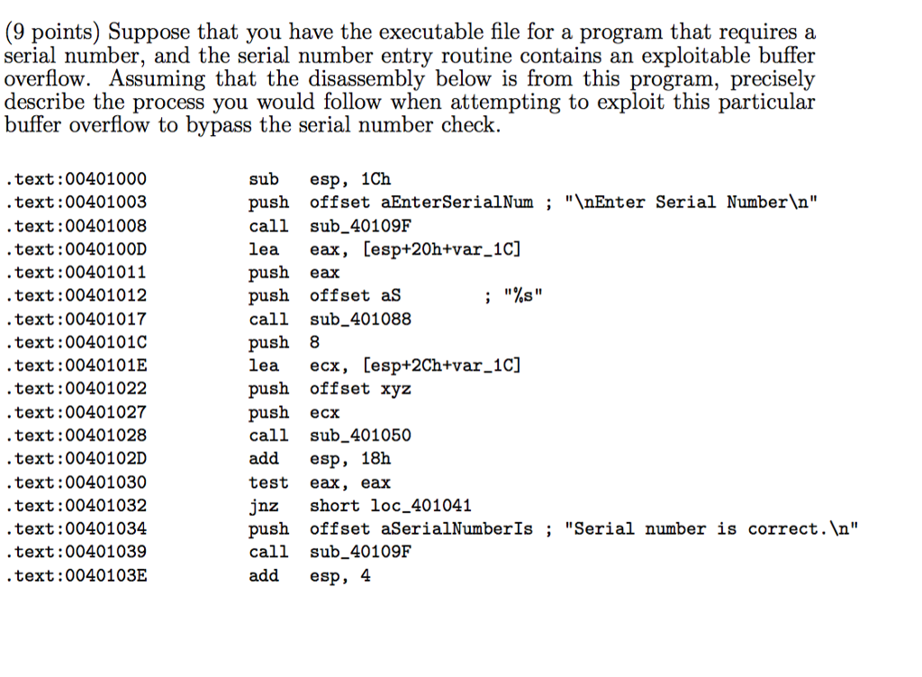 Solved Suppose That You Have The Executable File For A | Chegg.com