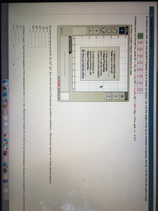 Solved at Tools 1. Select an object from the Tools menu to | Chegg.com
