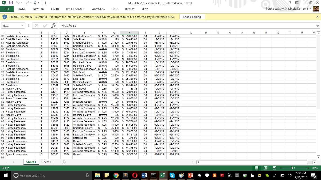 Solved Improving Decision Making: Using a Spreadsheet to | Chegg.com