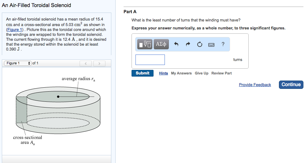 solved-an-air-filled-toroidal-solenoid-has-a-mean-radius-of-chegg