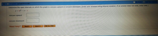 Solved interval notation. If an answer does not exist, enter | Chegg.com