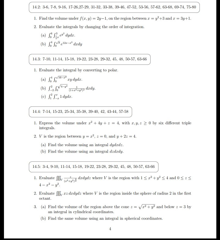 14.2: 3-6, 7-8, 9-16, 17-26,27-29, 31-32, 33-38, | Chegg.com