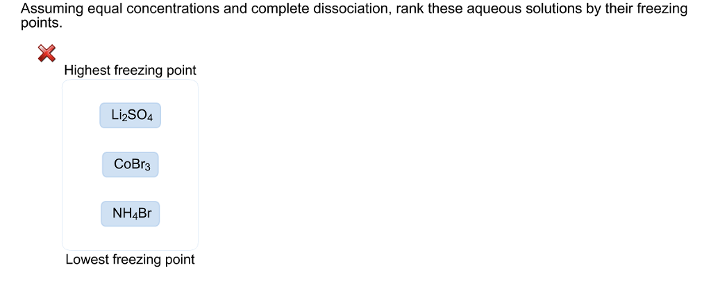 Assuming equal concentrations and complete | Chegg.com