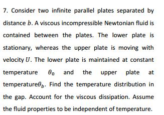 Solved Consider two infinite parallel plates separated by | Chegg.com