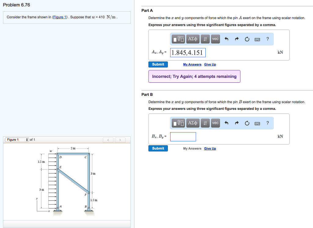 Solved Consider the frame shown in (Figure 1). Suppose that | Chegg.com