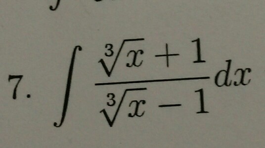 integration of sin cube root x dx