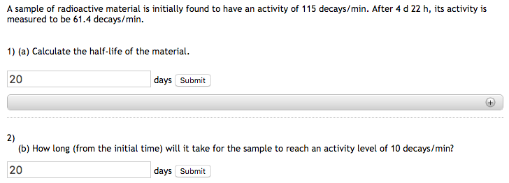 Solved A Sample Of Radioactive Material Is Initially Found Chegg Solved A Sample Of Radioactive Material Is Initially Found Chegg