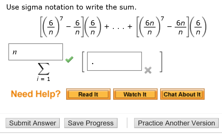 write sigma notation calculator