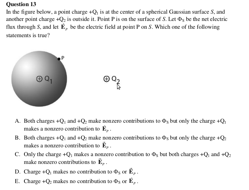 Solved In the figure below, a point charge + Q1 is at the | Chegg.com