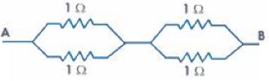 Solved The Resistance Across AB Is A. 4 ? | Chegg.com