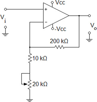 Solved: What Is The Range Of The Voltage-gain Adjustment I... | Chegg.com