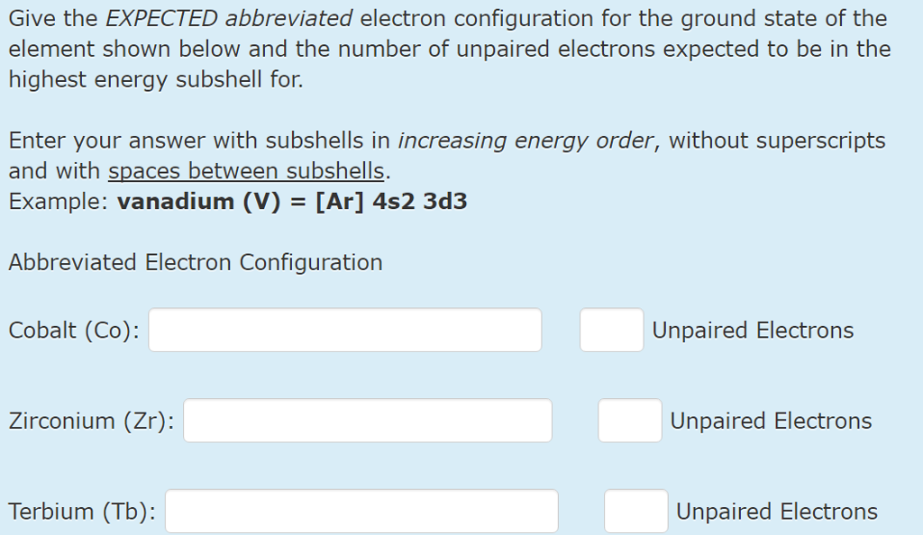 solved-give-the-expected-abbreviated-electron-configuration-chegg