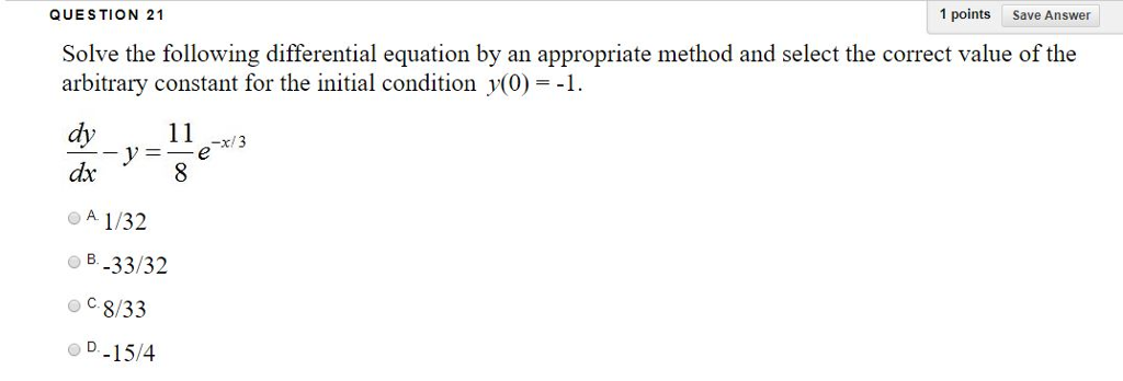 Solved Solve the following differential equation by an | Chegg.com