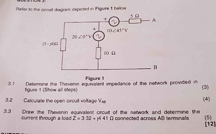 Solved Refer to the circuit diagram depicted in Figure 1 | Chegg.com