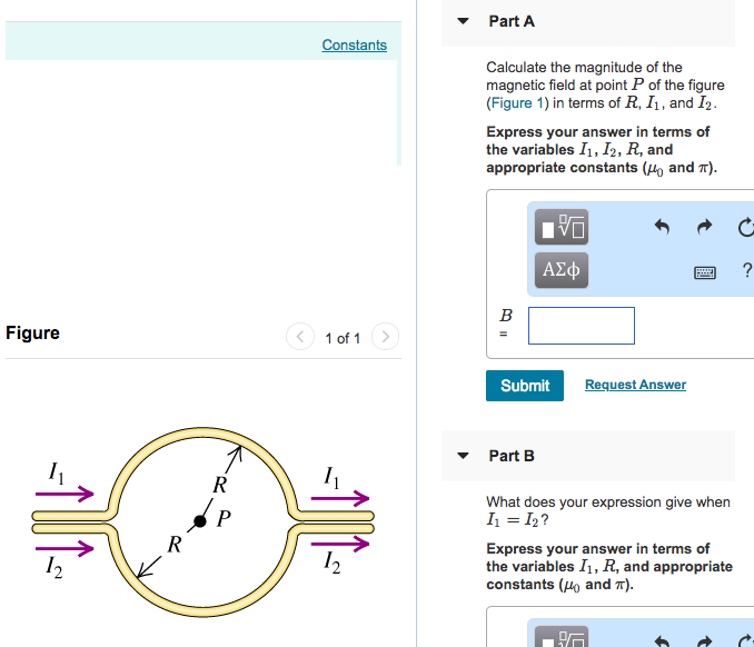 Solved Part A Calculate the magnitude of the magnetic field | Chegg.com