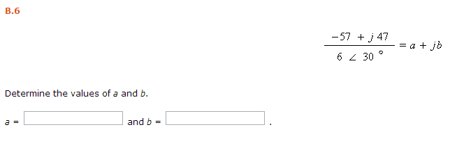 Solved Determine The Values Of A And B. | Chegg.com